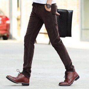 J. Crew 484 Slim Brown Corduroy Jeans